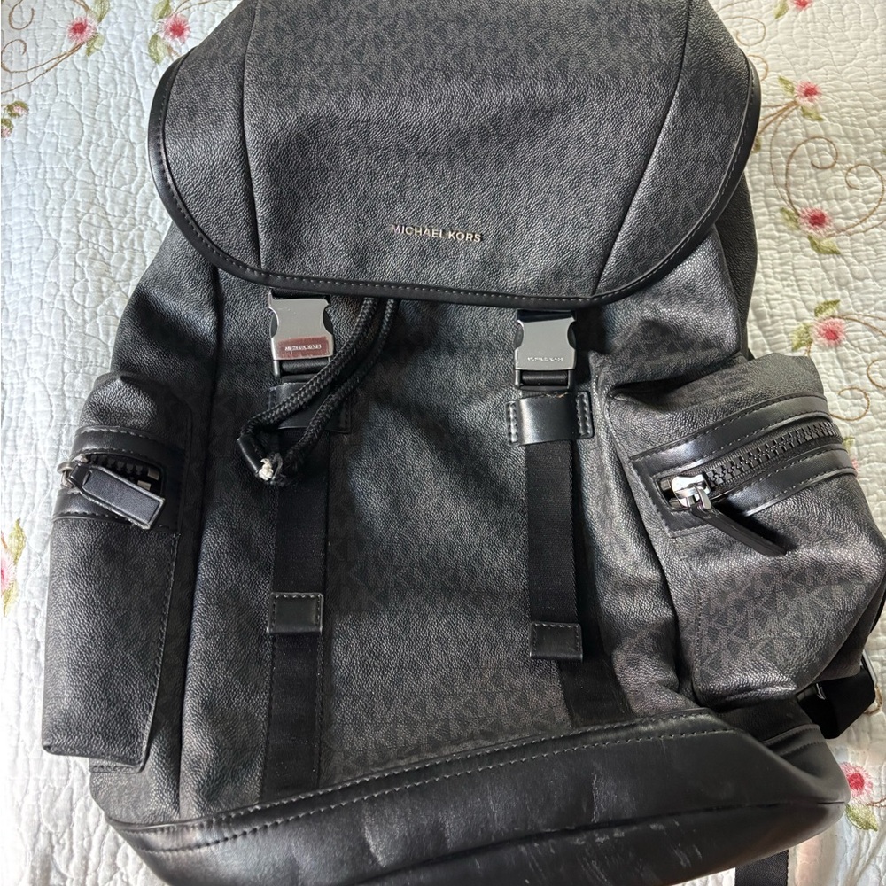 Michael Kors Men's Grey Backpack